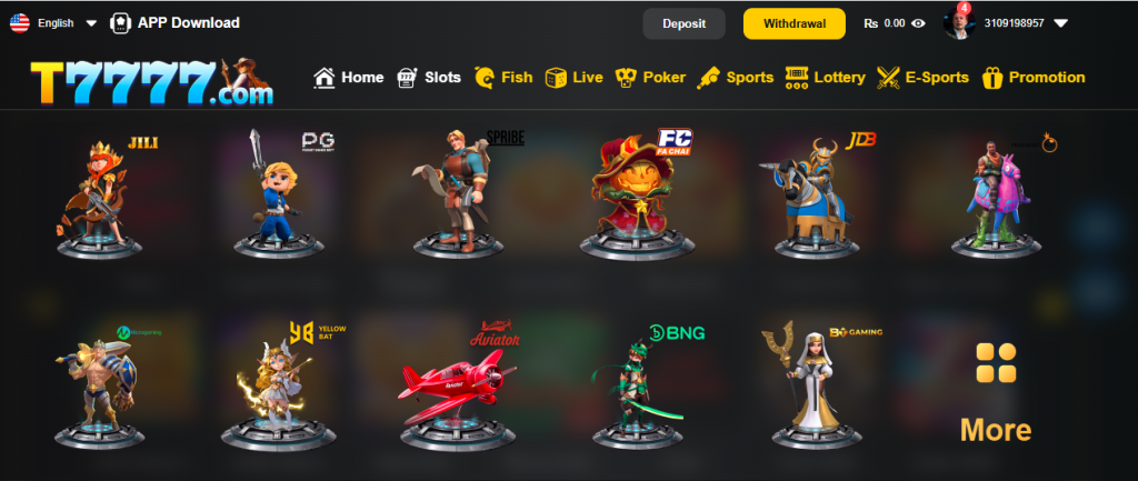 T 7777 Game